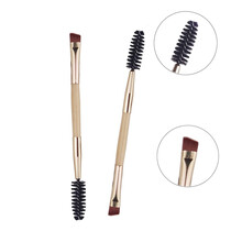 双头化妆刷一支装多功能眉刷扫眉毛梳睫毛刷便携款两用眼睫毛刷螺旋刷