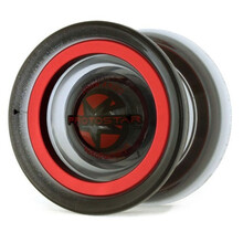 原恒星 PROTOSTAR  YYF悠悠球 YOYOFACTORY 铝合金外环竞技1A死睡眠溜溜球 原恒星   炭黑红环