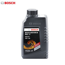 博世（BOSCH）原装 高性能发动机润滑油 机油 全合成 SN级 精装X7 5W-40（1L装）  奥迪Q7/A8L/Q5/A6L/A4L/Q3