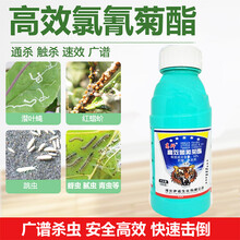 高效氯氰菊酯氯氟菊脂农药杀虫药农用果树菜地蔬菜青虫蚜虫通用专用敌敌 500g 0.2kg