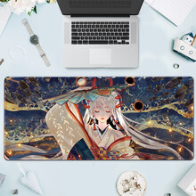 镇魂歌  鼠标垫超大号游戏电竞动漫二次元女生鼠标垫键盘垫加厚桌垫 阴阳师和服 400*900*4mm