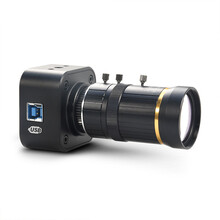 魔客仕USB3.0摄像头1600万高清工业相机直播摄像机产品检测4K分辨率电脑条码扫描网络教学 8-50MM长焦变焦