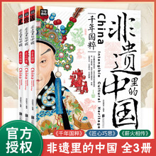 非遗里的中国传统文化全3册中华优秀传统文化儿童科普读物中国传统文化故事绘本中国文化课走进中国文化中小学生课外阅读书籍