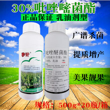 吡唑醚菌酯30%乳油果树蔬菜炭疽病叶斑白粉病褐斑病嘧菌脂剂 1000g