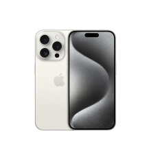 Apple iPhone 15 Pro(A3104)256GB 白色钛金属(MTQ93CH/A)【CH】【不拆不贴-可零出】