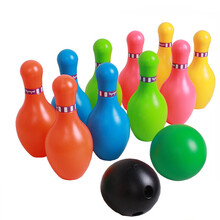 Toyroyal日本皇室婴儿宝宝迷你小汽车警车汽车健身惯性消防车卡车水泥车玩具1-2岁手拉车 保龄球TR7514