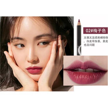 网红抖音同款眼线唇线笔保湿防水不晕染不脱色沾杯哑光口红勾唇笔 梅子色
