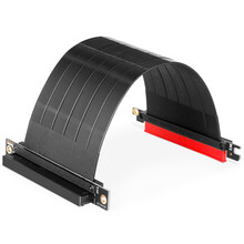 魔羯（MOGE）PCI-E x16延长线90度抗干扰加强版 pcie3.0延长x16 转接线 显卡延长线MC22399