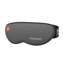 飞乐思（Flexwarm）桃花版睡眠发热眼罩 遮光透气远红外线热敷眼部睡眠眼罩新年礼物 均码 润眼罩-钛银灰