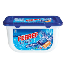 Febref 菲碧清德国进口洗衣液胶囊 彩漂护色强去渍洗衣凝珠大颗粒 全能洗衣凝珠1盒（18颗*25g）