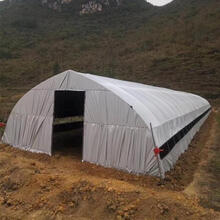 檀雅坊温室大棚骨架养殖大棚架鸡舍架蔬菜大棚 6米宽25米长配卷膜通风+黑白膜