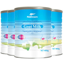 纽羊noblec孕妇羊奶粉 高钙无蔗糖 新西兰原装进口 富含维D鱼油DHA配方奶粉 预期产品妈妈奶粉 四罐装【每罐450g/罐】 【450g/罐】关注+加购下单优先发货