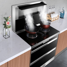 伟佳好太太 集成灶一体式 油烟机燃气灶消毒柜一体式集成灶 抽油烟机煤气灶烟灶套餐 一键智能自动清洗 集成灶900MM（升级变频大吸力) 天然气（一级能效5.0KW猛火灶）