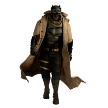 野兽王国DC正义联盟 蝙蝠侠手办可动人偶摆件 蝙蝠侠黑暗骑士 正义曙光 大战超人 正义曙光 恶梦蝙蝠侠 含替换脸 DAH-014