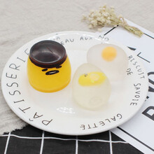 呕吐蛋 懒蛋蛋呕吐蛋君吐蛋黄发泄捏捏乐哥减压解压上课无聊球小玩具 布丁+水煮蛋+蛋黄蛋 均码