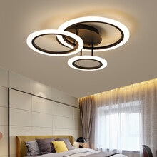 VVS美学灯 简约现代圆形主卧室灯led吸顶灯具次卧房间灯家用书房灯创意个性灯饰 52*40*13cm 无极调光+遥控