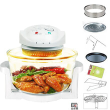 空气炸锅第五代家用新款智能光波炉多功能烤箱电炸锅 棱角款-套餐六