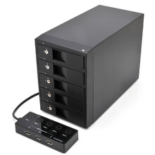 535U3ISC5盘位3.5英寸高速USB3.0外置移动硬盘盒柜 CRCH535U3ISC