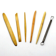 手办模型雕塑工具 精雕油泥 软陶泥塑手办陶艺超轻粘土造型刀套装 竹塑形刀