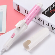 乾越迷你卷发棒女直卷两用迷小型大卷小功率宿舍学生电夹板樱花粉赠收纳套 樱花粉 赠收纳套