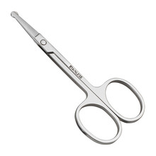 金达日美 RIMEI 不锈钢圆头鼻毛剪刀男士鼻毛修剪器美容剪胡须 MZA202