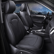 御马 汽车坐垫专车定制适用于奥迪宝马奔驰别克雷克萨斯丰田大众迈腾途观L昂科威座垫座套 黑色