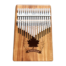 拇指琴卡林巴琴手指琴相思木17音初学者乐器 17音 相思木【枫叶款】+配件