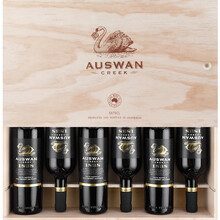 超市	【澳大利亚国会官方活动用酒】澳洲原瓶原装进口红酒 天鹅庄干红葡萄酒红酒礼盒 1838系列赤霞珠 木盒整箱750ml*6