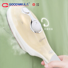 GOODWAY威马手持挂烫机家用蒸汽电熨斗迷你烫斗便携熨烫机旅行小型烫衣服G-665 香槟色