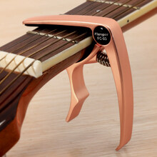 吉他变调夹民谣吉他夹子个性通用女可爱创意配件变音夹吉它调音夹 FC03玫瑰金