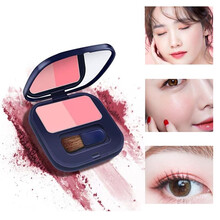 亲恩（QinN）玫瑰美颊渐变双色高光腮红 自然红润裸妆感 哺乳期专用化妆品 孕妇彩妆粉嫩修颜腮红粉