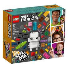 【乐高认证店】18新款乐高LEGO 方头仔系列BRICKHEADZ 大头 儿童益智拼装积木玩具 41597方头仔DIY套装