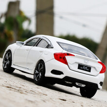 本田十代思域三厢版六开门合金车模声光金属玩具仿真汽车模型摆件！ 定制联系客服 单拍不发货！