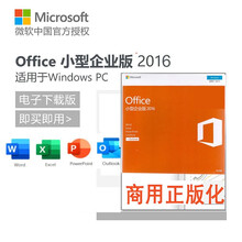 正版Office2019小型企业版含Outlook/家庭和学生版彩盒实物/电子秘钥版 实物OFFICE2016小型企业版