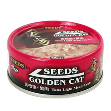 惜时seeds小金汤猫罐头 成猫幼猫湿粮鱼肉罐头营养猫咪零食 金枪鱼+蟹肉 单罐80g
