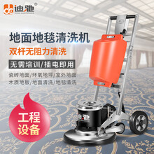 迪驰地毯清洗机双杆多功能刷地机工厂车间洗地机手推式商用酒店宾馆地面清洗机抛光机 标配+80L吸尘器+钢扒+吹干机