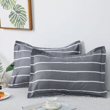 学生枕头套装枕头芯加枕头套可拆洗小号枕头可爱卡通高回弹性枕头 简约【信封式】 枕芯+枕套【一个装】