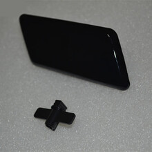 适用于 适配凯美瑞前保险杠大灯喷水嘴盖06-14年凯美瑞喷水盖板清洗盖板前杠大灯盖板配件 06-08年烤漆黑色副驾驶右边(带飞机头)