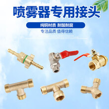 水管全铜接头农用打药机电动喷雾器三通转换接头软管球阀开关活接 丰致 纯铜活接（细）