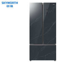 创维（SKYWORTH）501升冰箱美式多门 家用双变频风冷 宽幅变温 一级能效玻璃面板玛瑙灰BCD-501W3DGB1