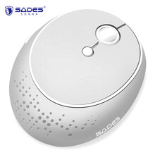 赛德斯（Sades）V50 鼠标 无线鼠标 办公鼠标 便携鼠标 人体工学 省电 笔记本台式电脑 时尚银