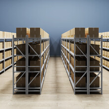 卡奈登（CONEDUN）重型四层货架 仓库仓储货品摆放架 灰色主架 2米长 每层可承重480-500KG WJJJ-171