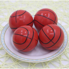 橡胶实心弹力球儿童怀旧玩具按摩橡胶球弹弹球蹦蹦球弹跳球 篮球1个(直径5.5厘米)