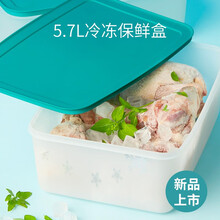 特百惠（Tupperware）新品5.7升大容量雪影冷冻冷藏保鲜盒冰箱保鲜方盒 5.7L单个 保鲜盒