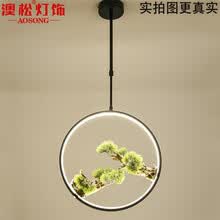 澳松 新中式卧室小吊灯创意个性餐厅吧台灯led走廊过道灯中国风禅意书房吊灯 A款吊灯