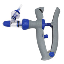 兽用连续注射器 鸡鸭鹅猪牛羊疫苗注射器 插瓶可调注射针筒 注射工具 5毫升（0.2-5毫升可调）