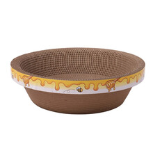 萌嘟星宠 猫抓板猫窝盆猫沙发床瓦楞纸猫爪板磨爪猫咪玩具43cm大号