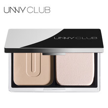 unny club悠宜柔雾亲肤粉饼 带粉扑 定妆补妆遮瑕哑光控油不脱妆细腻干湿两用 柔雾亲肤粉饼 02#自然色(适合自然肤色)