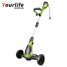 优乐芙电动割草机除草神器手推式自动割草机电动小型家用多功能打草机草坪修剪机 650W二轮割草机+15米线