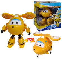 奥迪双钻 超级飞侠第三季大号变形机器人雪儿变形汽车朗朗儿童玩具套装 大版变形机器人-圆圆720226 送：运费险+贴画